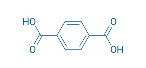 Terephthalic acid의 분자구조식