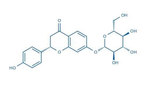 neoliquiritin의 분자구조식
