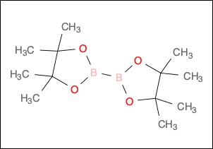 Bis(Pinacolato)Diboron의 분자 구조식