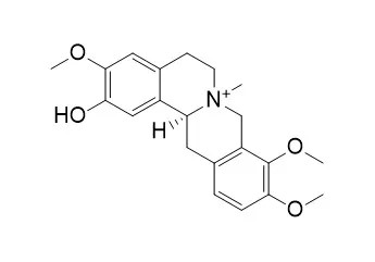 N-Methyltetrahydrocolumbamine의 분자 구조식