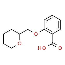 2-[(Tetrahydro-2H-pyran-2-yl)methoxy]benzoic acid의 분자구조식