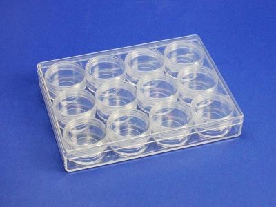 Acrylic glass box - 12 round cans