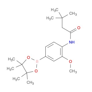 N-(2-methoxy-4-(4,4,5,5-tetramethyl-1,3,2-dioxaborolan-2-yl)phenyl)-3,3-dimethylbutanamide