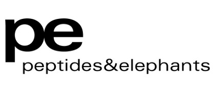 USBIO가 취급하는 peptides & elephants 로고