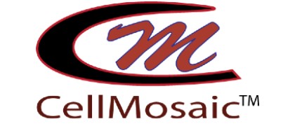 USBIO가 취급하는 CellMosaic 로고